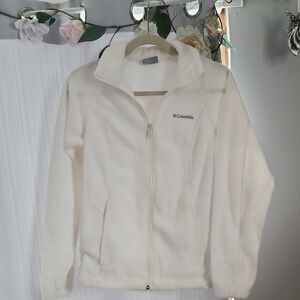 Columbia Women's White Fleece Utility Jacket